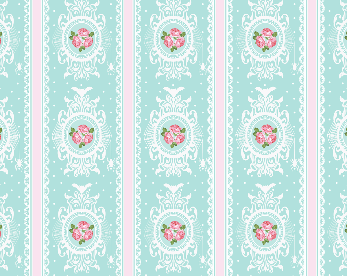 Image of Spring Bats Pastel Goth Lingerie Set